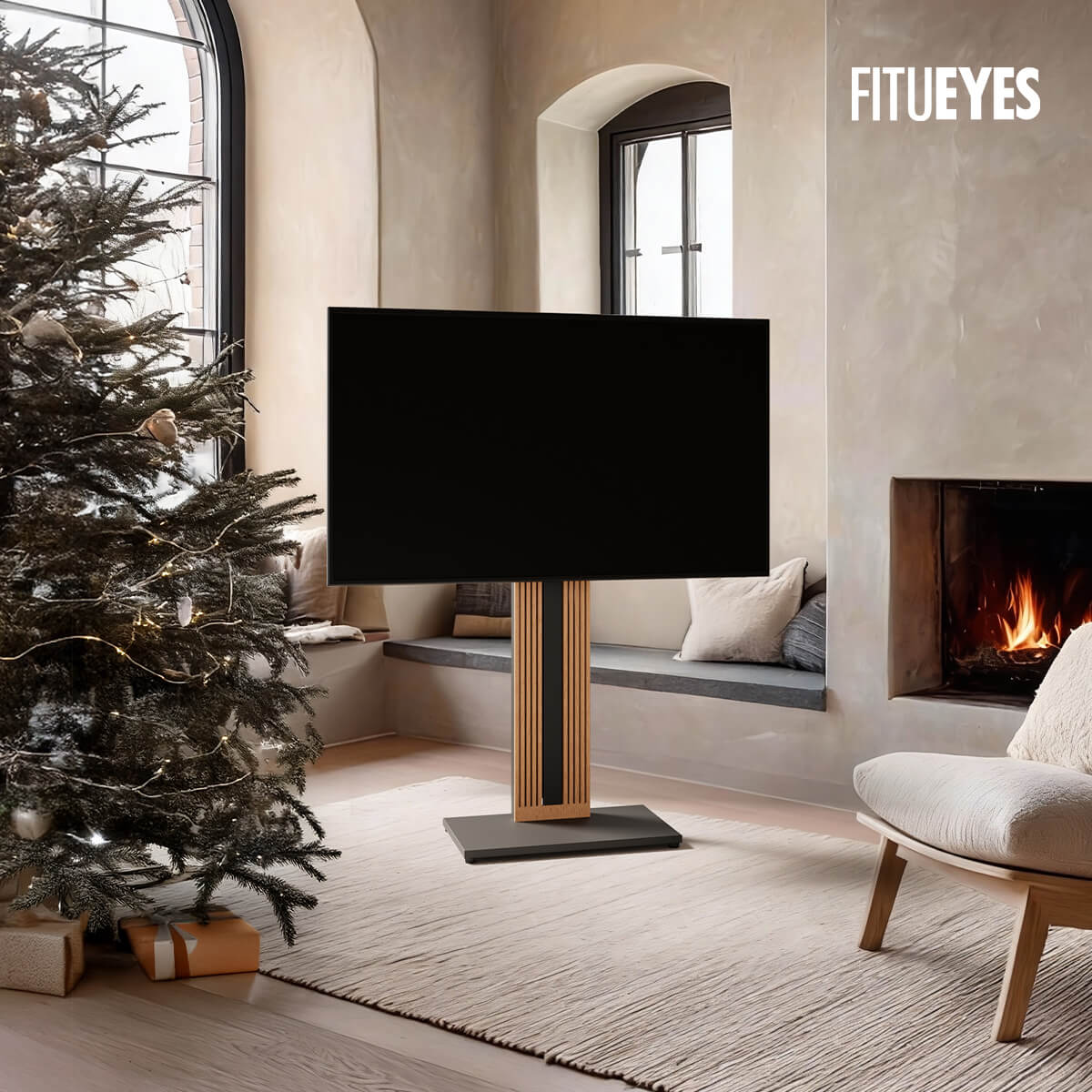 Christmas TV Stand | FITUEYESFITUEYES