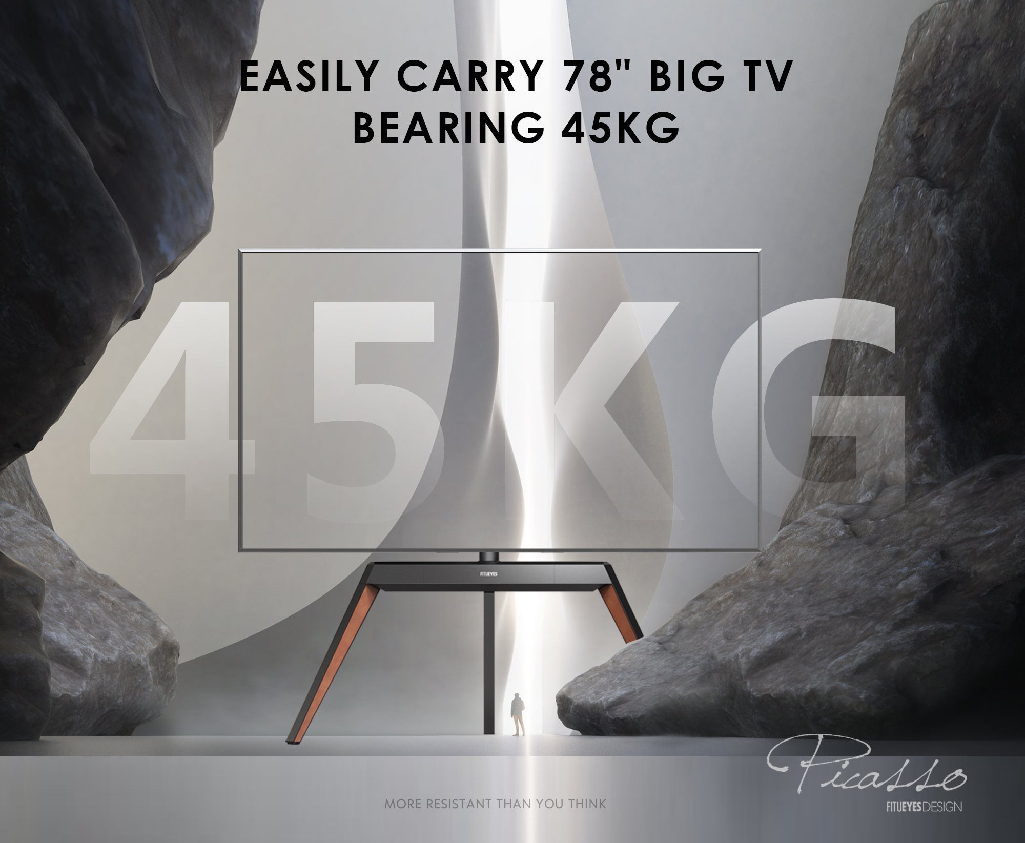 tripod tv stand with large weight capacity