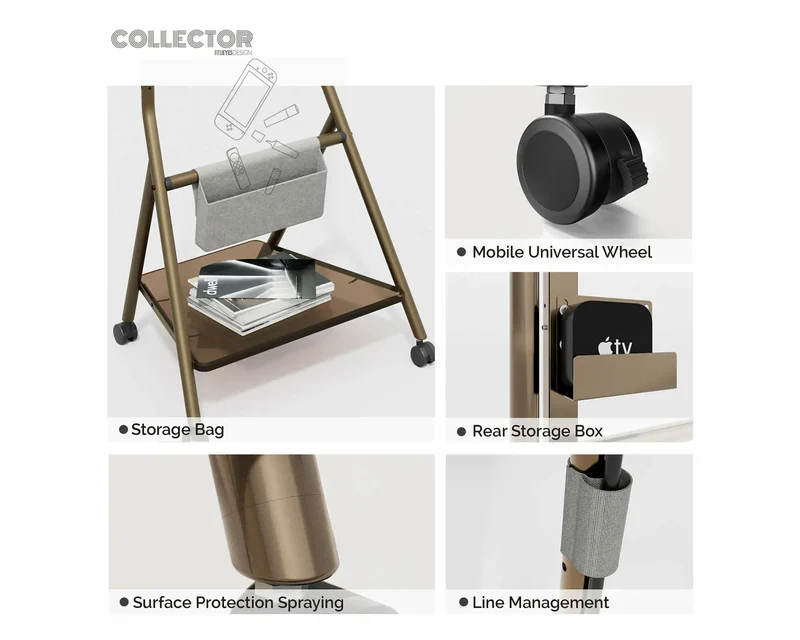 Collector TC65 Floor TV Stand Portable Storage