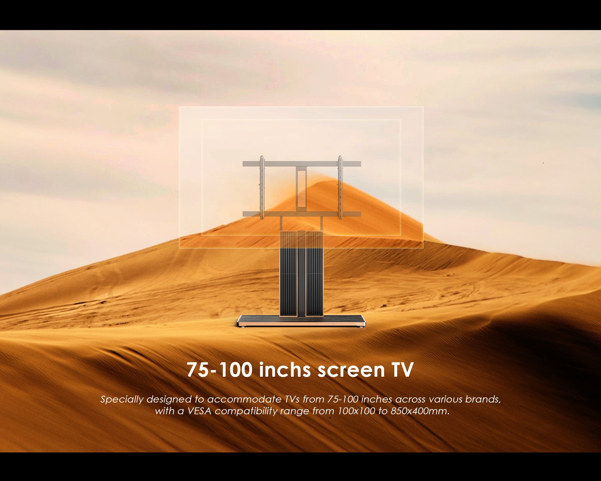 large tv stand for 75-100 inches tv fitueyes cantor series