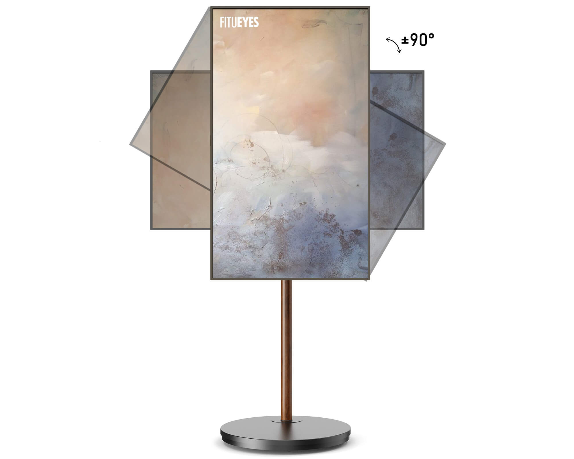 Master V2 PRO FT48 Floor TV Stand With Wheels
