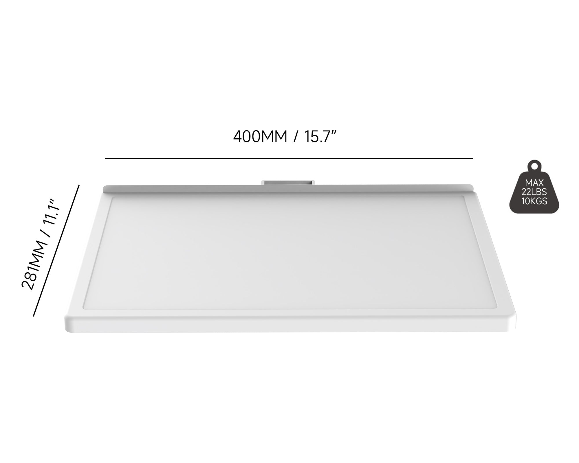 Zen and Cantor Series Shelf dimensions