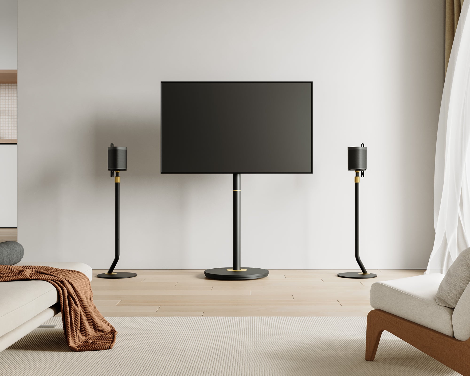 modern speaker stands