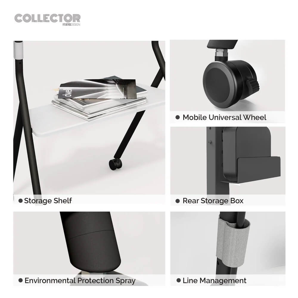 Collector TC78 Floor TV Stand Large Storage