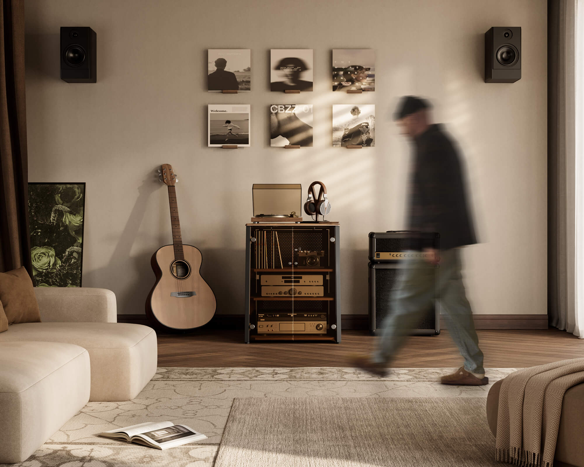 Eiffel V2 AS07 Enclosed Audio Rack