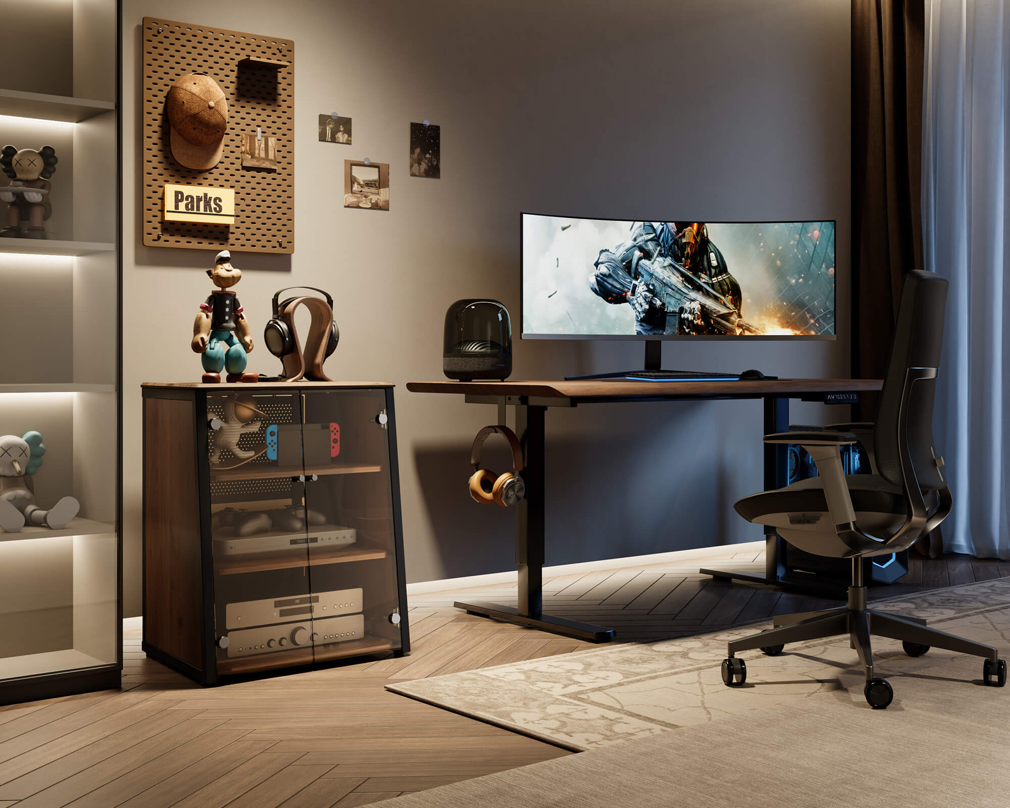 Eiffel V2 AS07 Enclosed Audio Rack