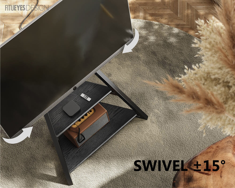 Eiffel FT75 Floor TV Stand With Wheels