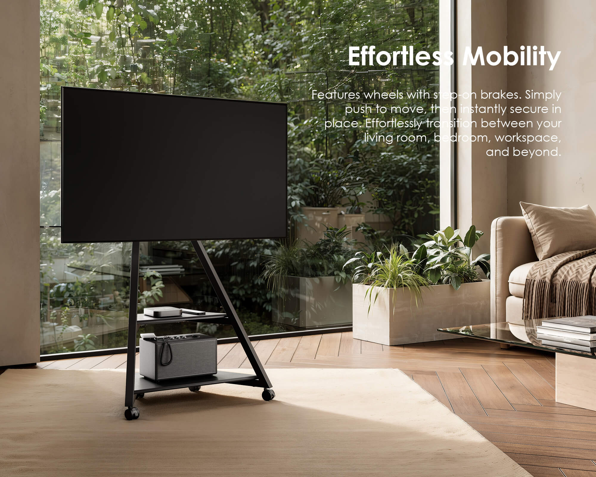 Eiffel FT65 TV Stand With Smart Light