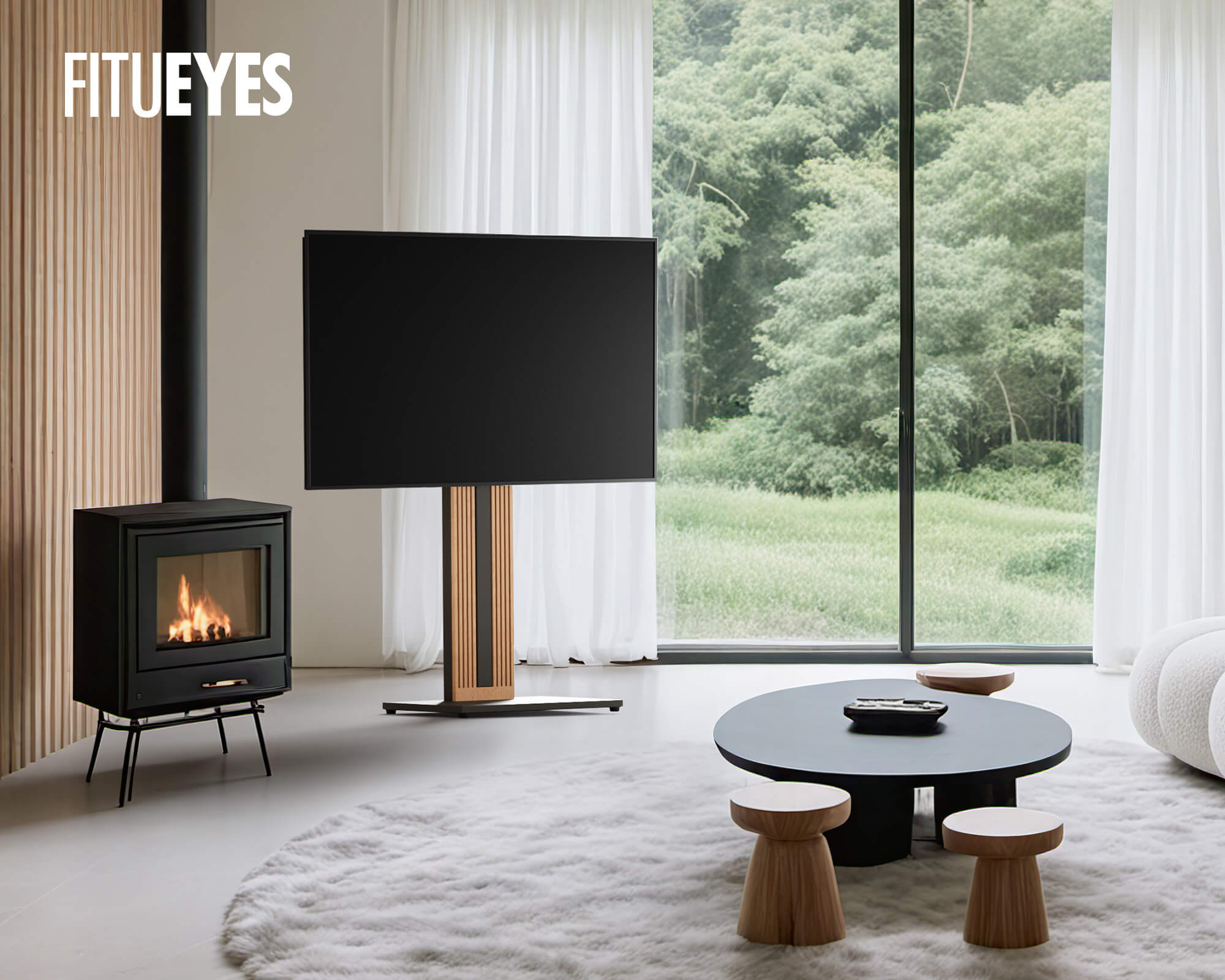 ZEN FT65 Floor TV Stand