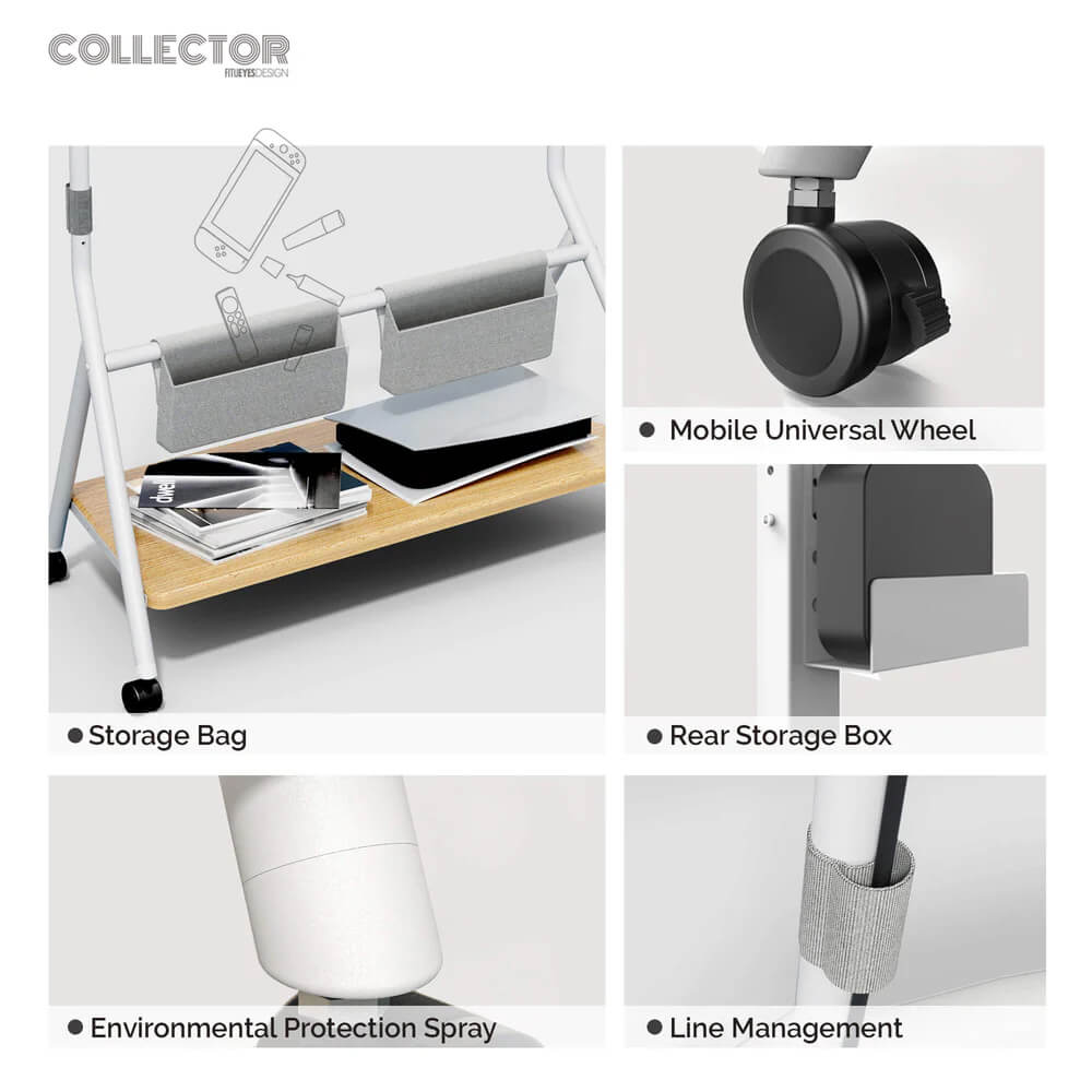 Collector TC88 Floor TV Stand Portable Storage