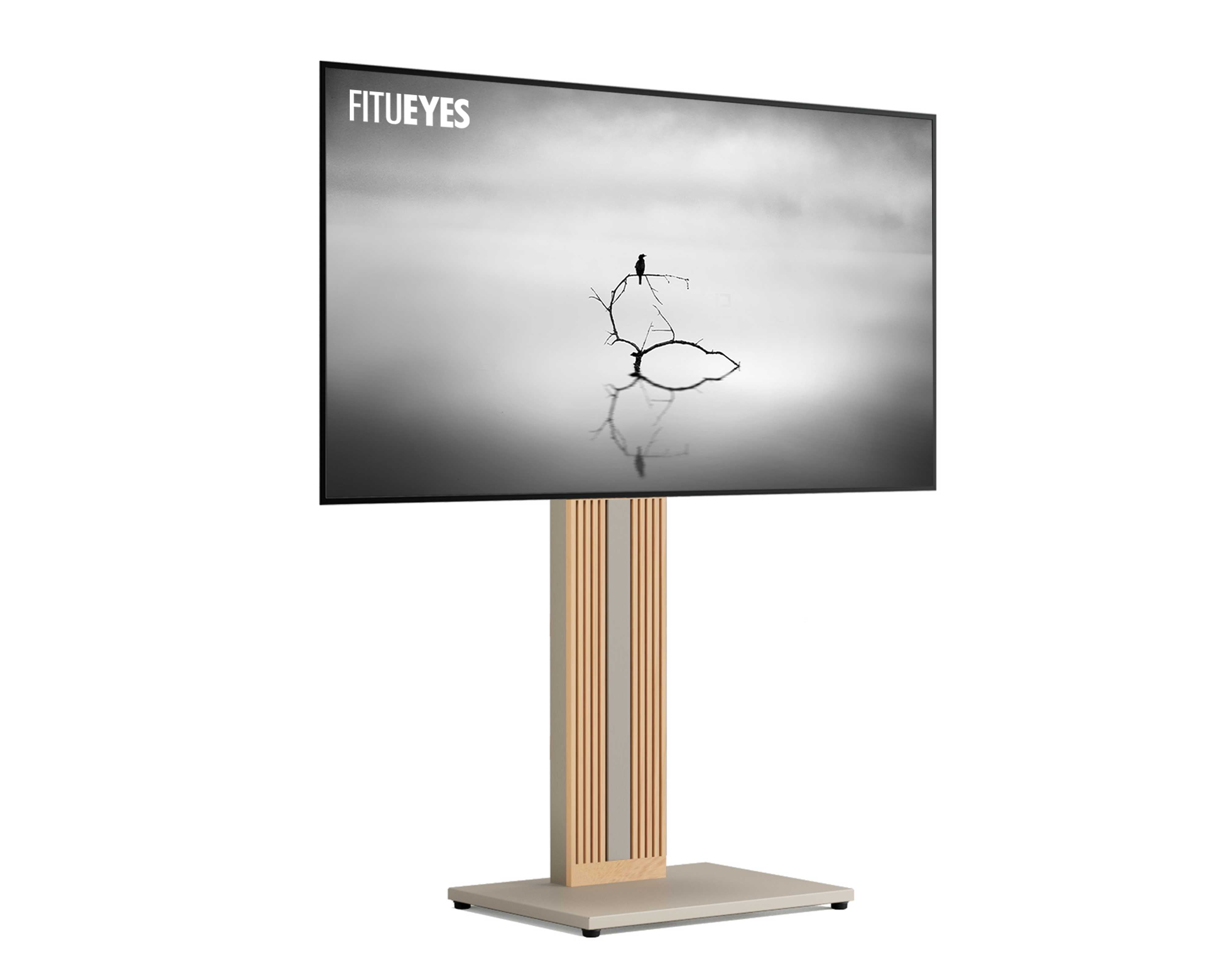 FITUEYES ZEN FT65 Morandi grey tv stand