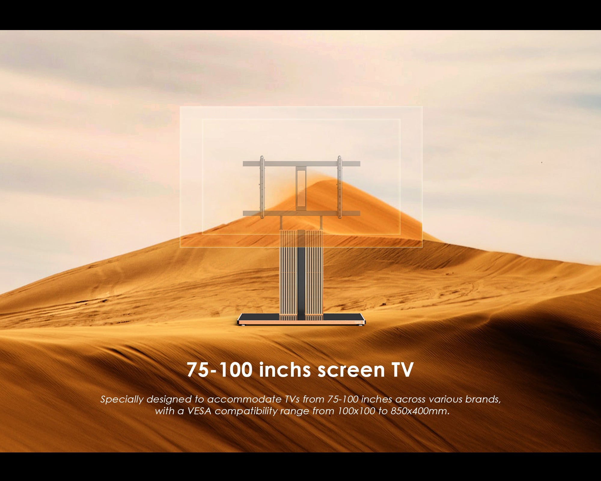 Large-screen television stand 75-100 inches fitueyes