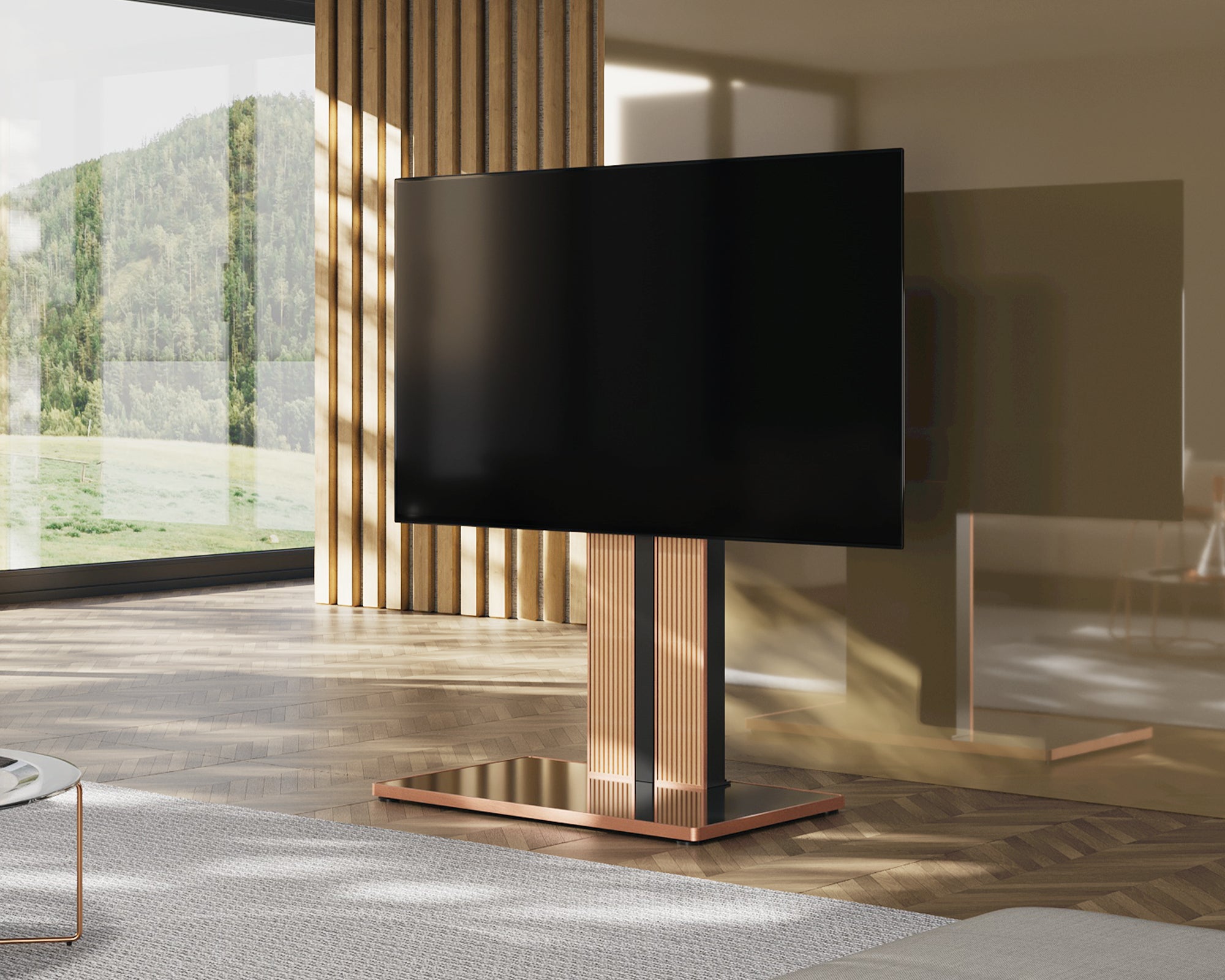 fitueyes tv stand cantor series large screen