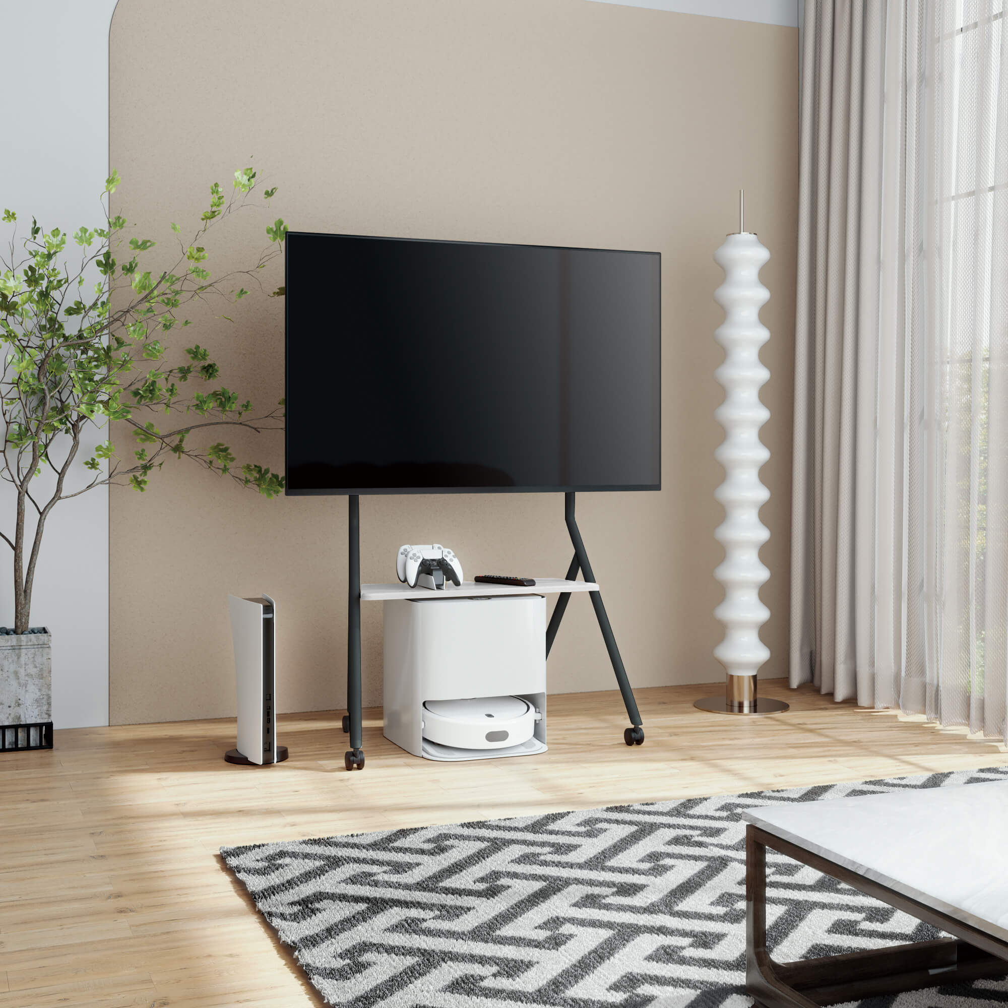 Collector TC78 Floor TV Stand Large Storage