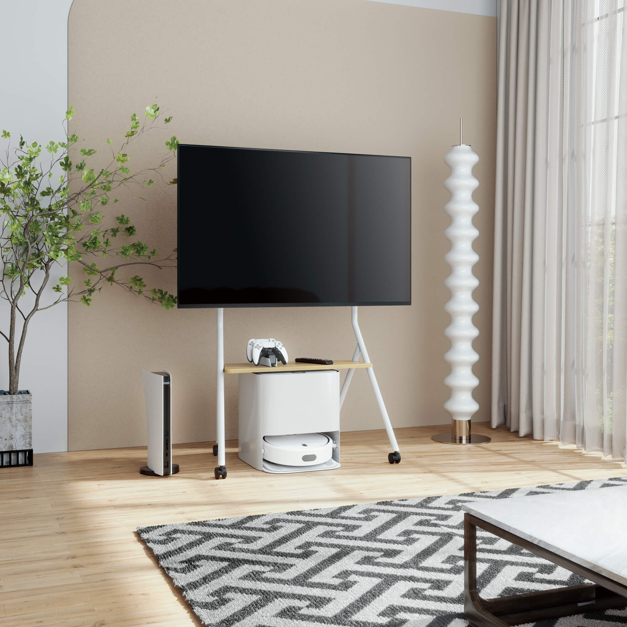 Collector TC78 Floor TV Stand Large Storage