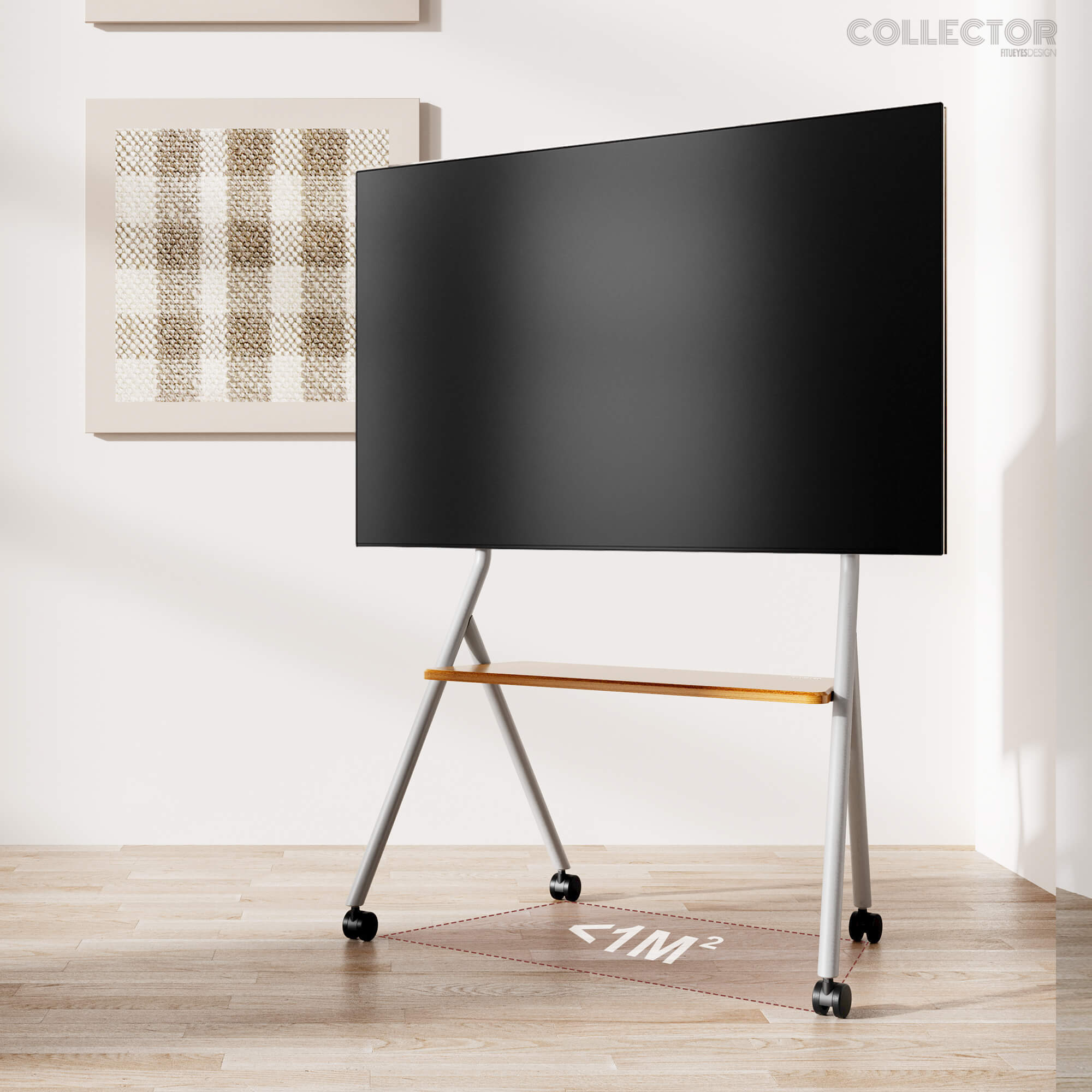 Collector TC78 Floor TV Stand Large Storage