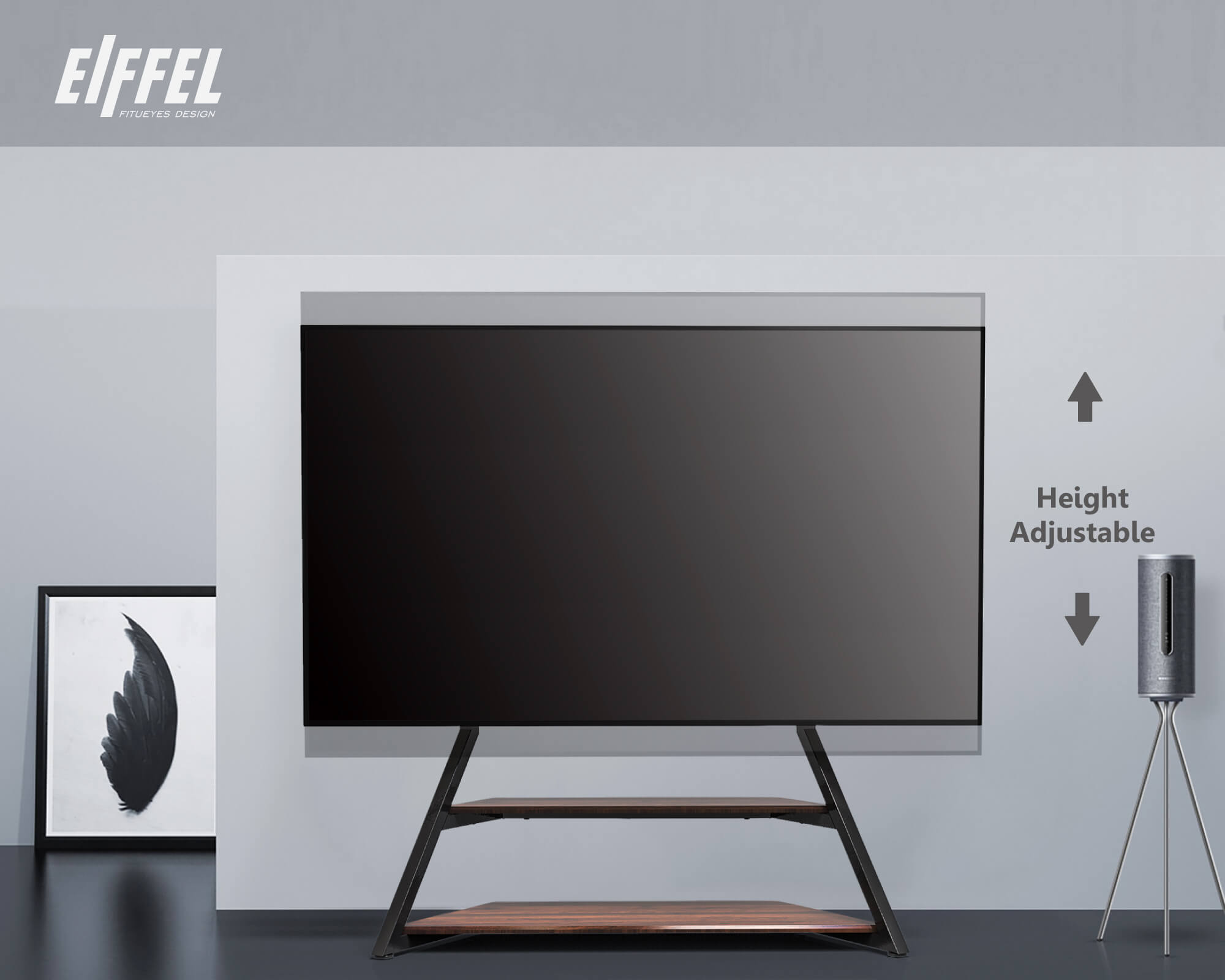 Eiffel FT100 Floor TV Stand
