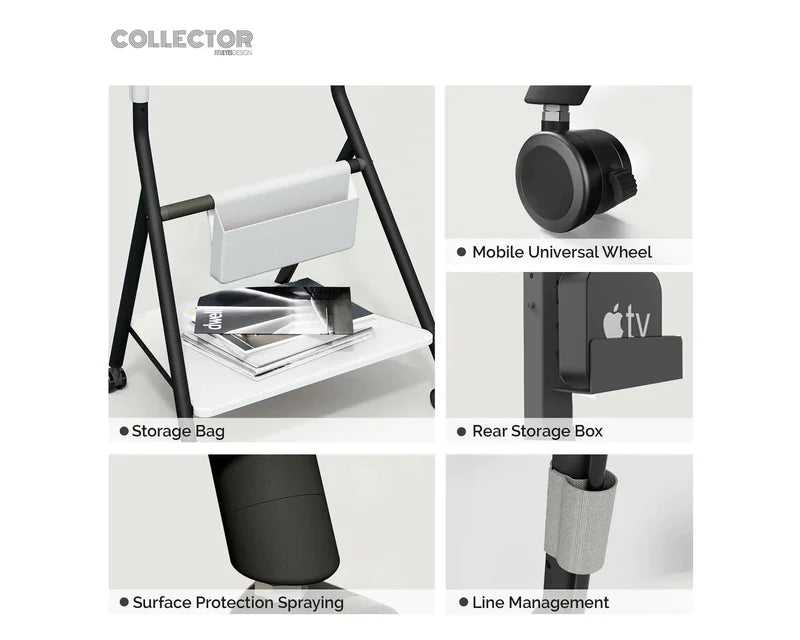 Collector TC65 Floor TV Stand Portable Storage