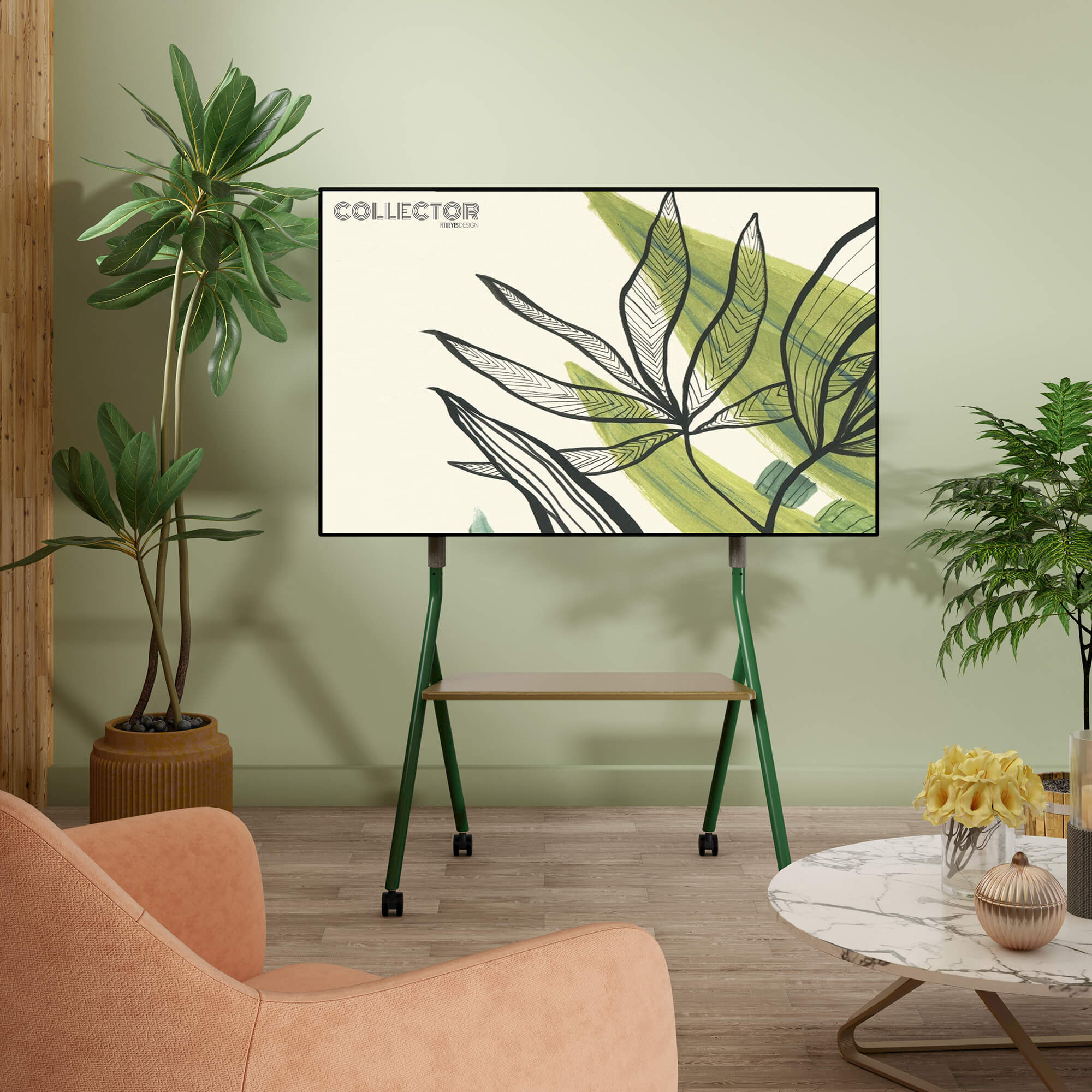 Collector TC78 Floor TV Stand Large Storage