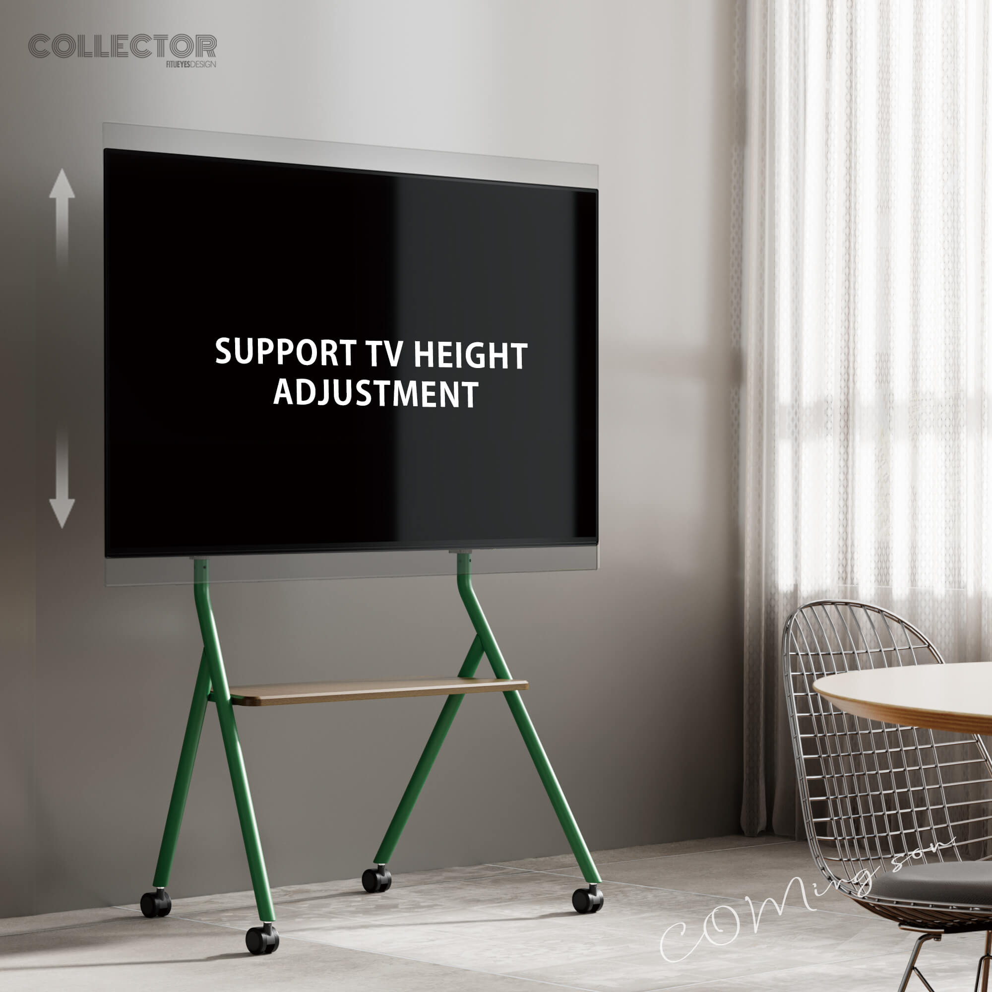 Collector TC78 Floor TV Stand Large Storage