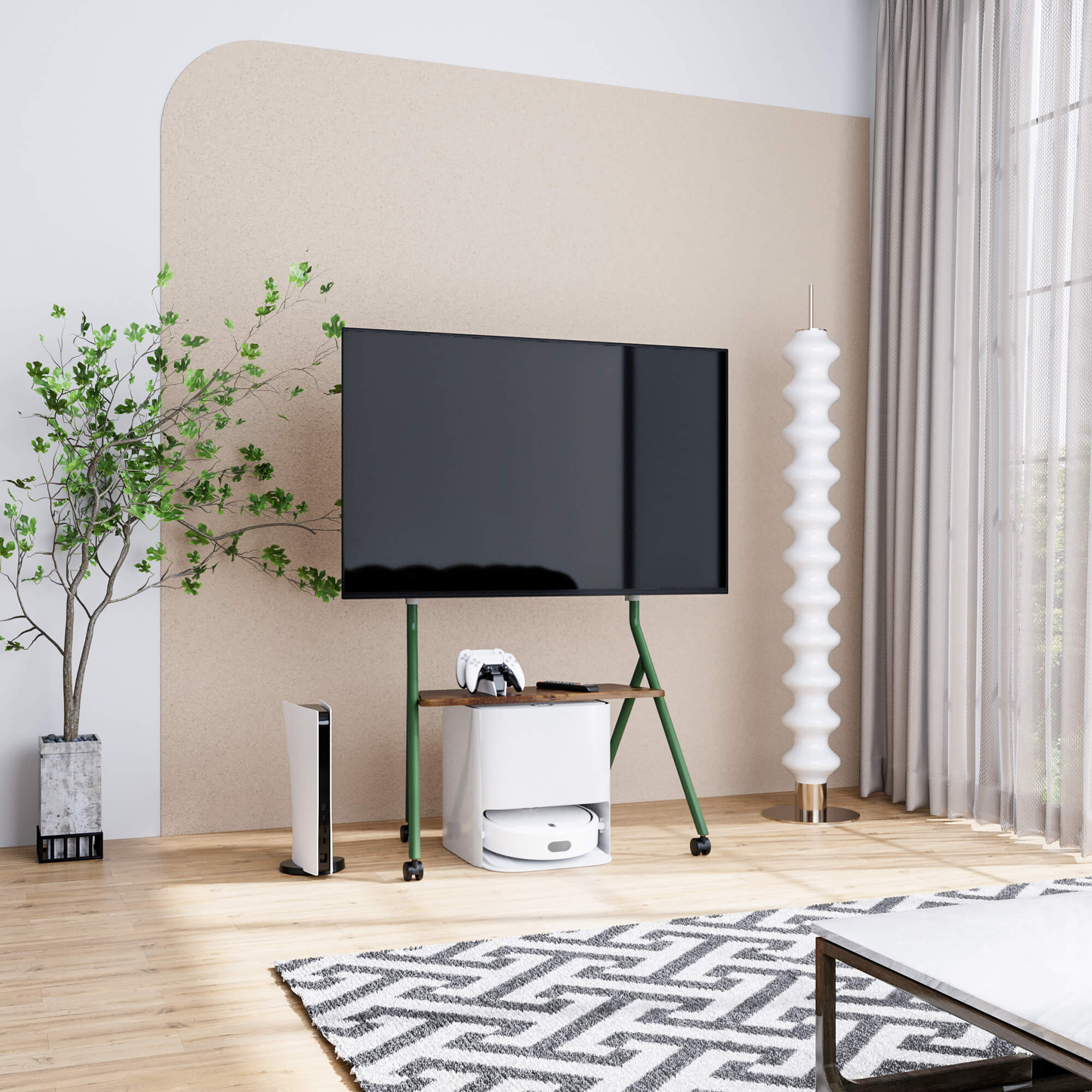 Collector TC78 Floor TV Stand Large Storage