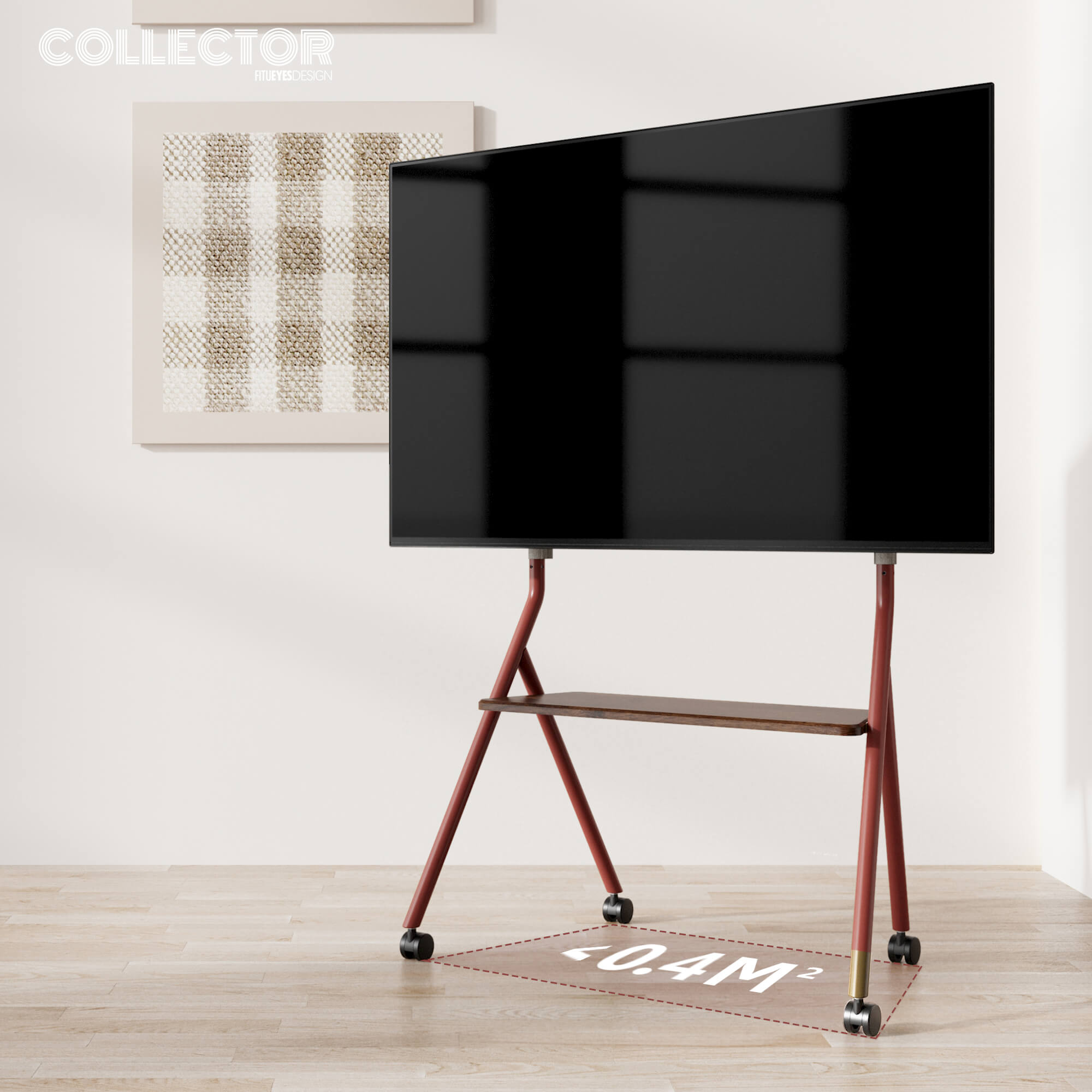 Collector TC78 Floor TV Stand Large Storage