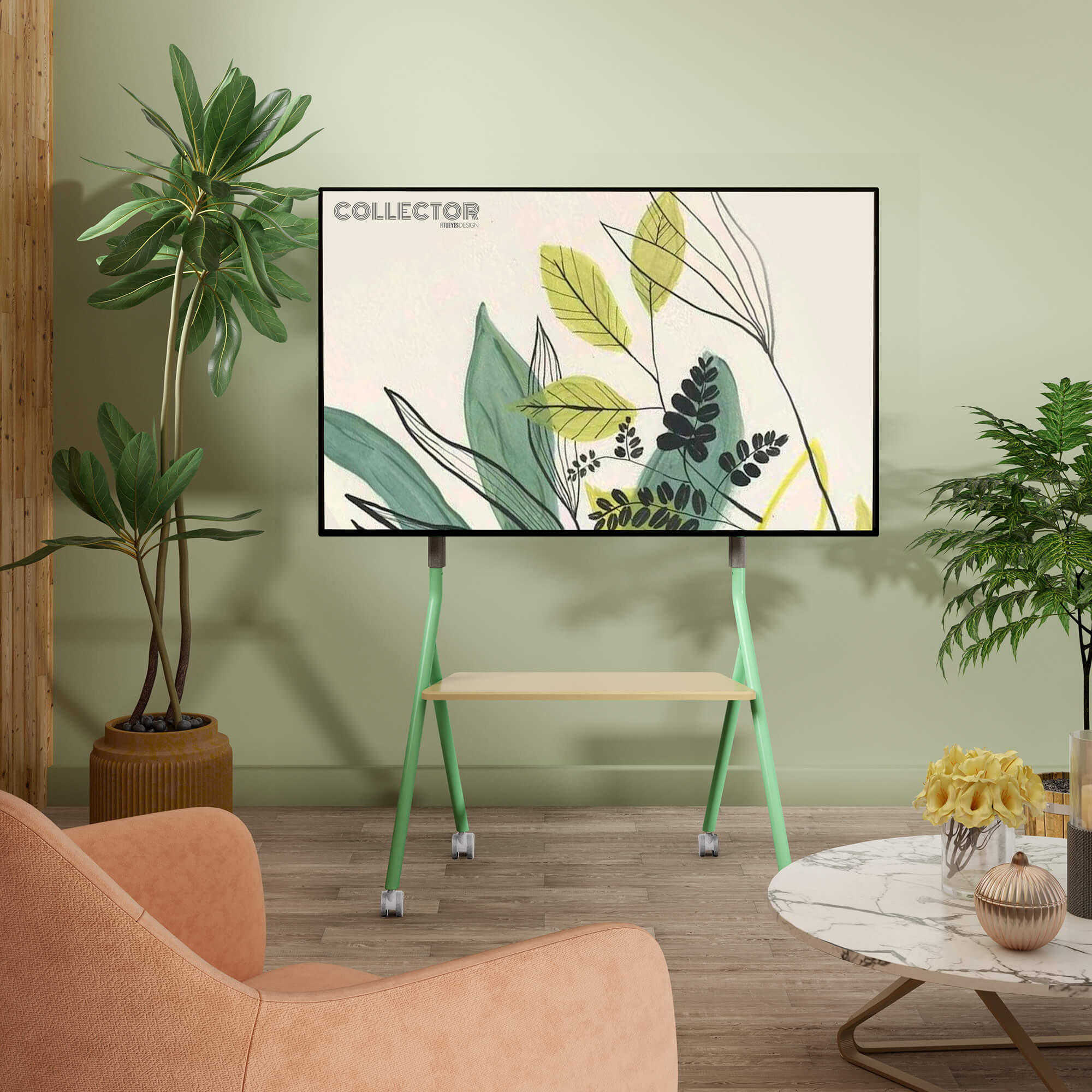 Collector TC78 Floor TV Stand Large Storage