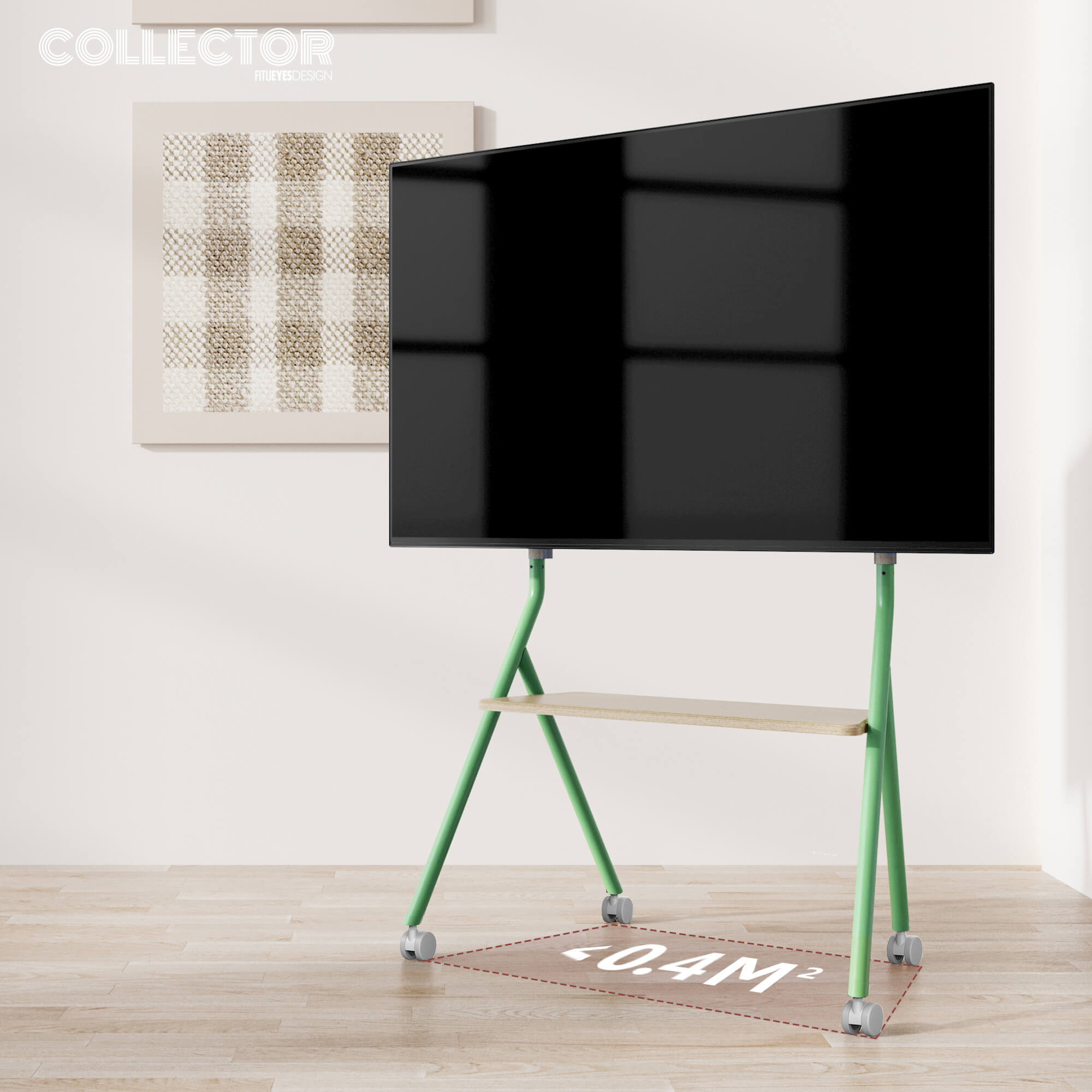 Collector TC78 Floor TV Stand Large Storage