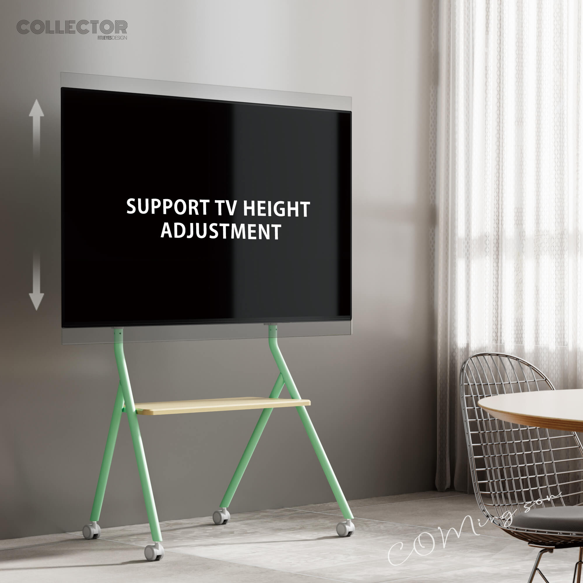 Collector TC78 Floor TV Stand Large Storage