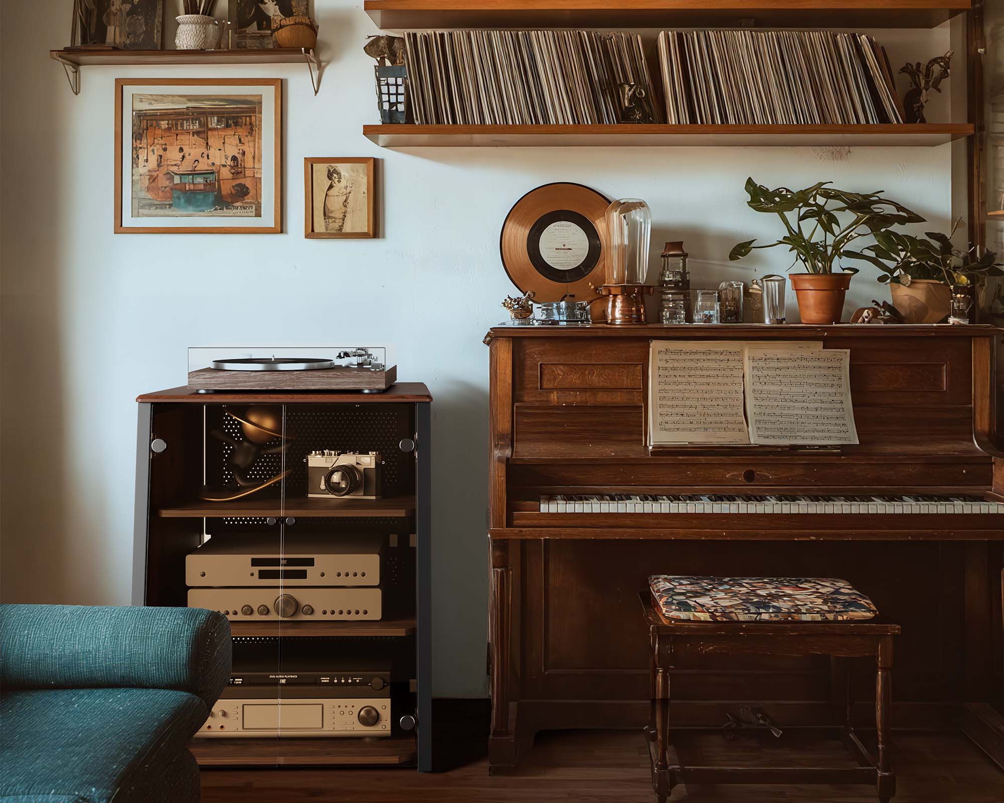 Eiffel V2 AS07 Enclosed Audio Rack