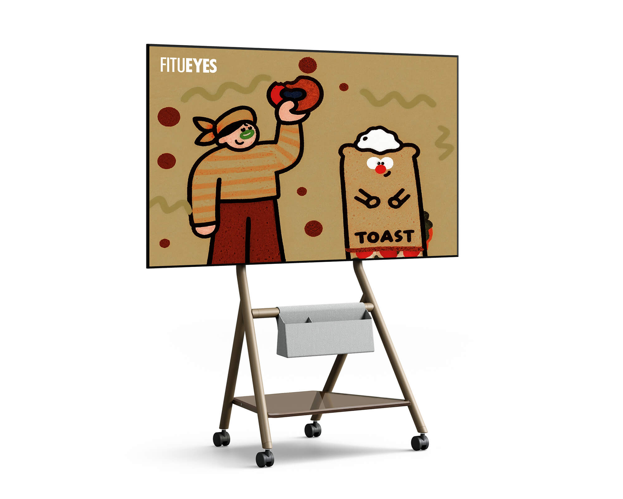 Collector TC65 Floor TV Stand Portable Storage