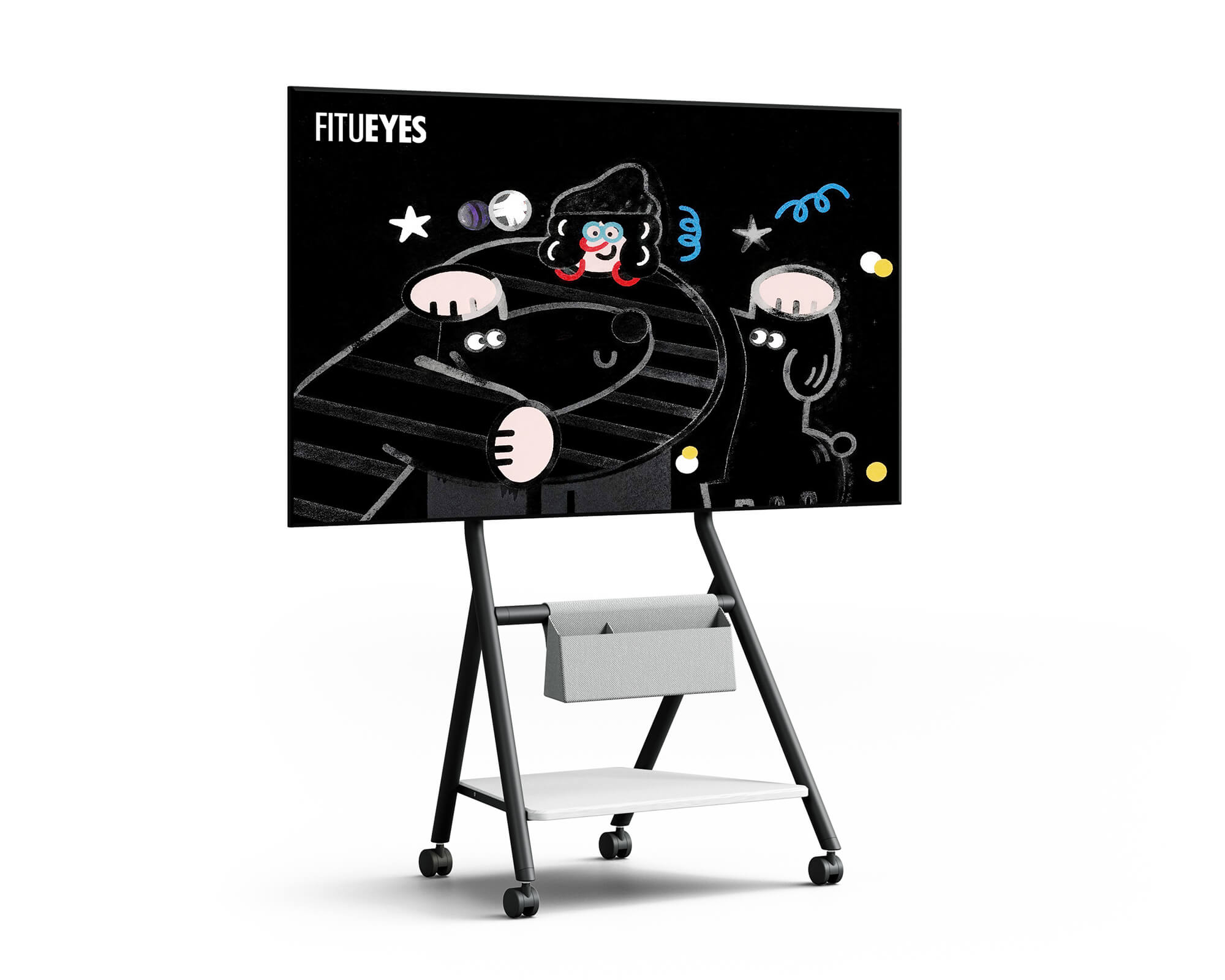 Collector TC65 Floor TV Stand Portable Storage