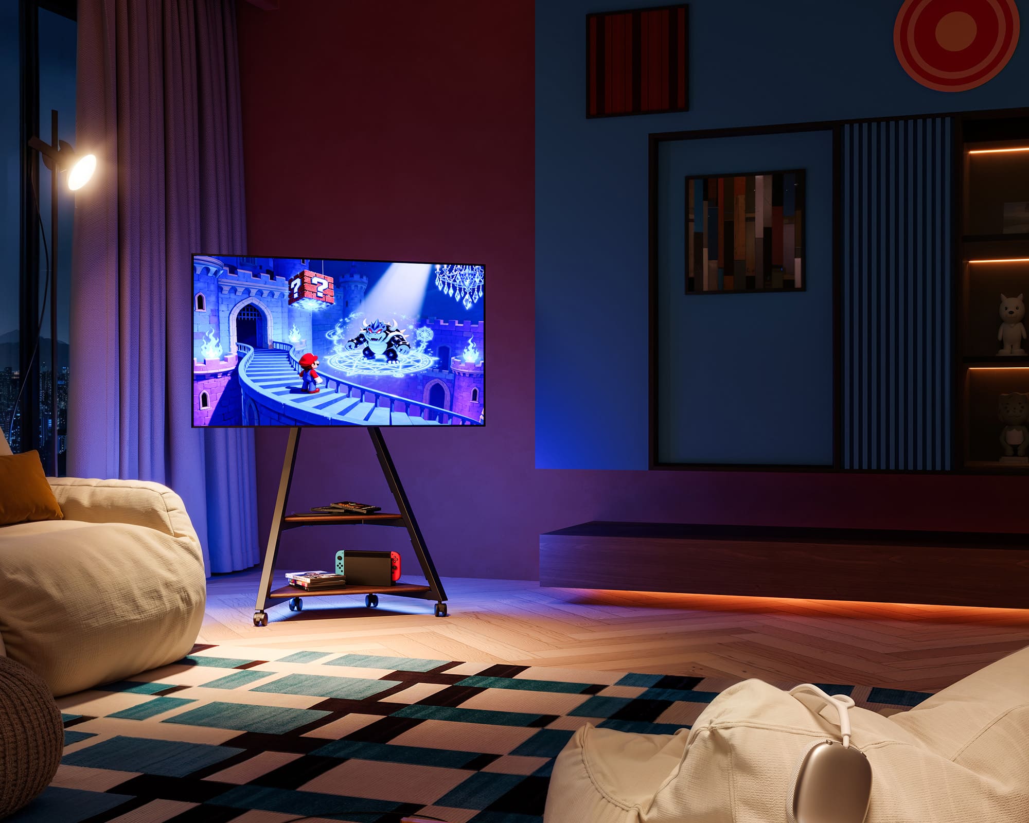 Eiffel FT65 TV Stand With Smart Light