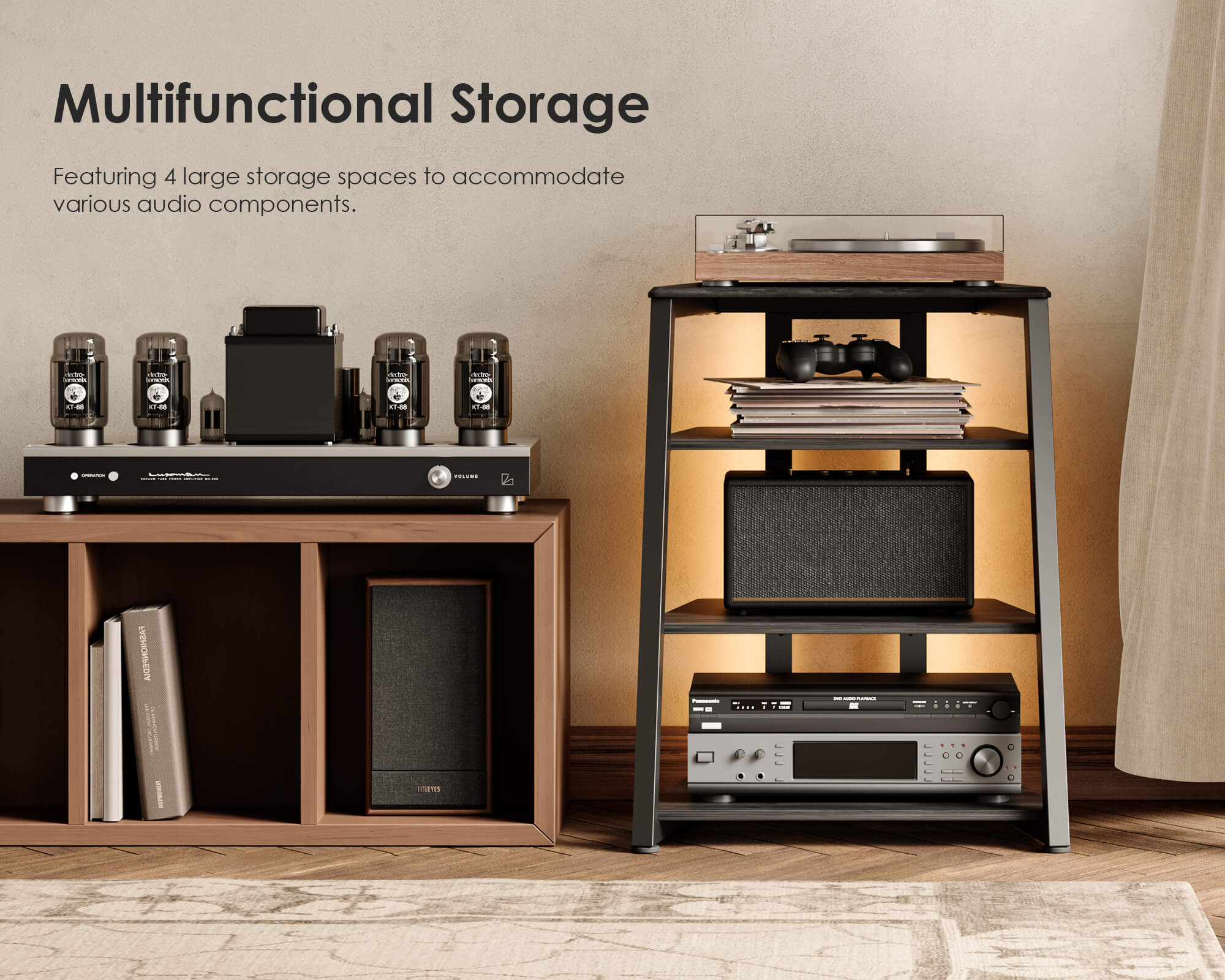 Eiffel V2 AS06 LED Audio Rack