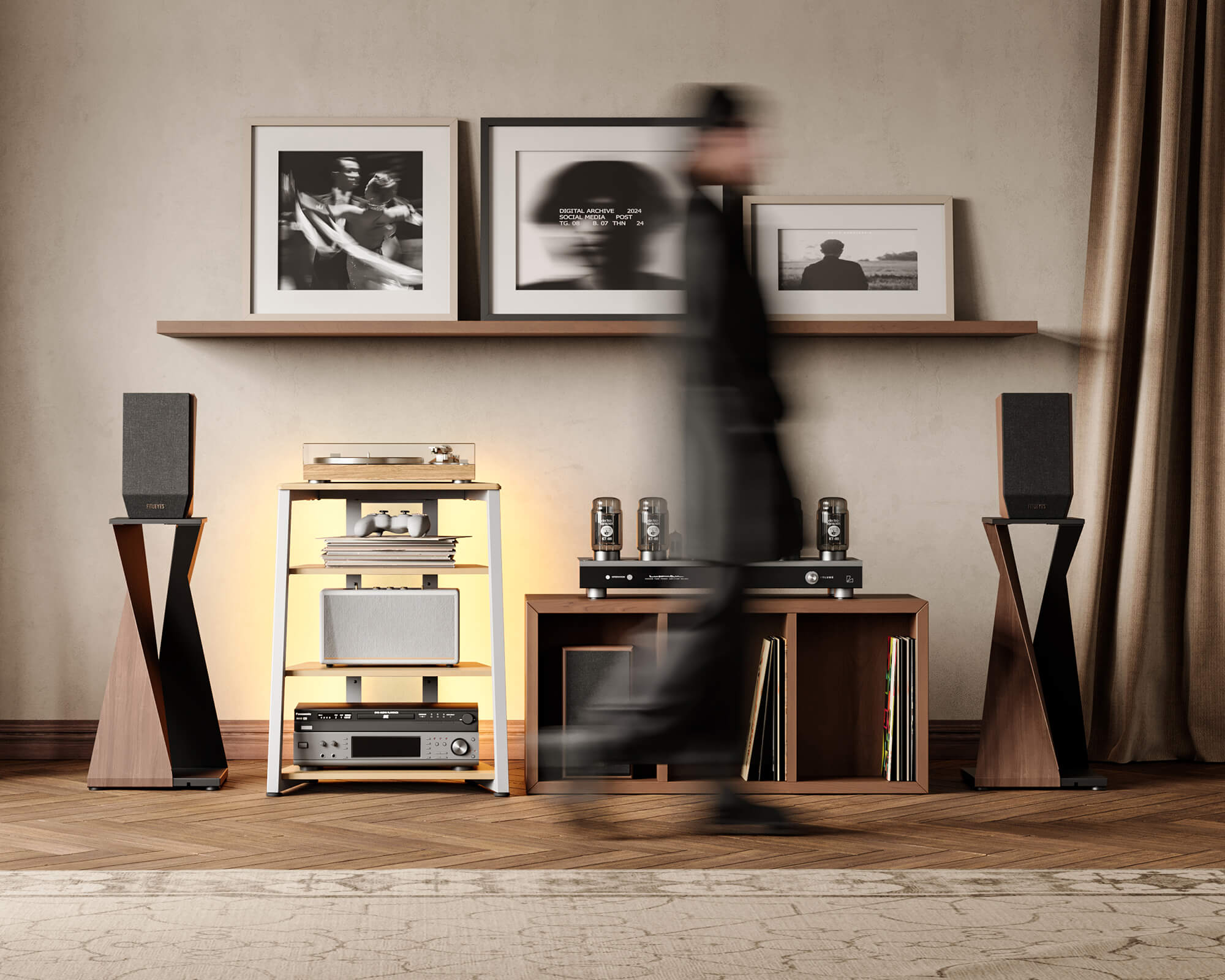 Eiffel V2 AS06 LED Audio Rack