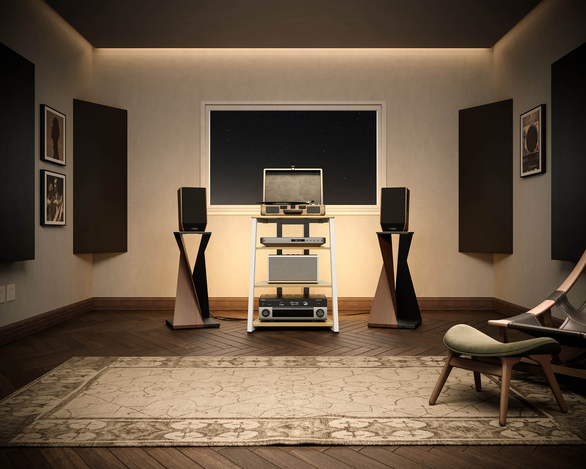 Eiffel V2 AS06 LED Audio Rack