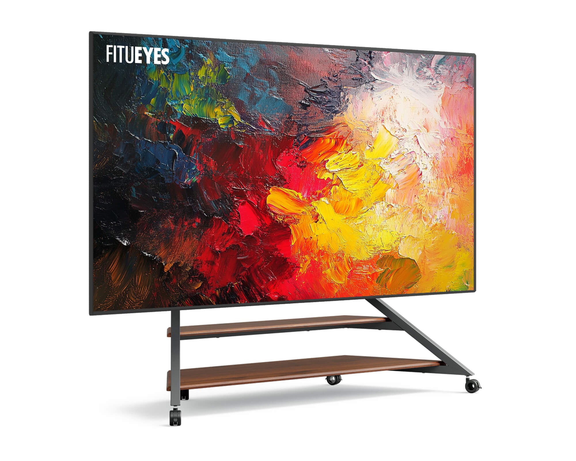 Eiffel V2 FT100 Floor TV Stand With Wheels